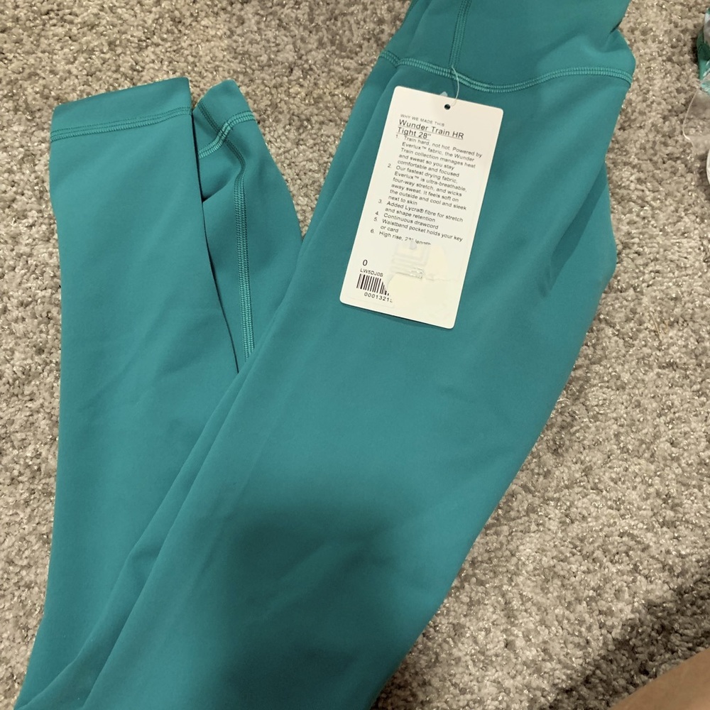 NWT Lululemon Wunder Train HR tight 28” size 0